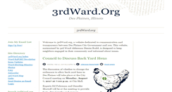 Desktop Screenshot of 3rdward.org