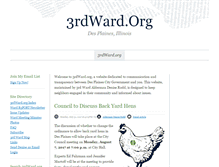 Tablet Screenshot of 3rdward.org
